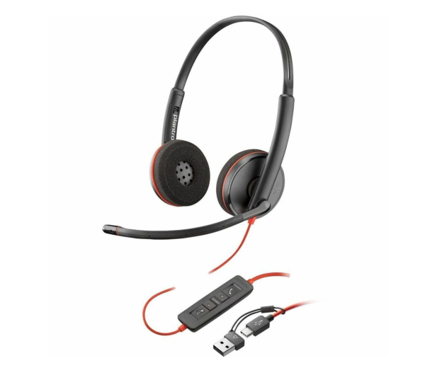 POLY Słuchawki Blackwire 3220 USB-A/C 8X2J9A6 Czarne - 1232321 - zdjęcie 2
